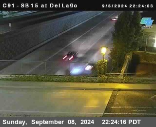 SB 15 at Del Lago bridge