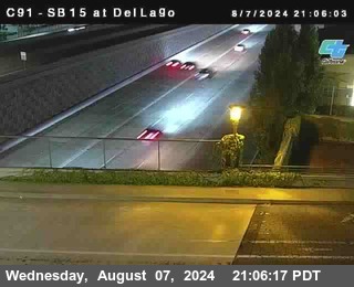 SB 15 at Del Lago bridge