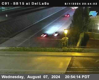 SB 15 at Del Lago bridge