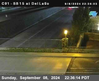 SB 15 at Del Lago bridge