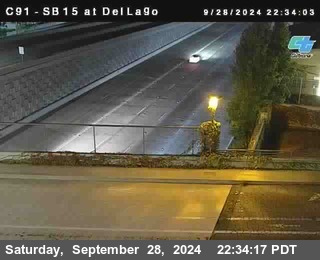 SB 15 at Del Lago bridge