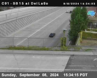 SB 15 at Del Lago bridge