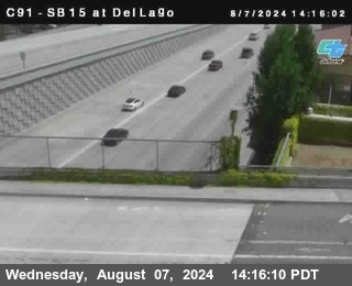 SB 15 at Del Lago bridge