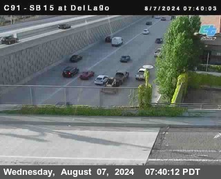 SB 15 at Del Lago bridge