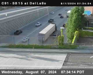 SB 15 at Del Lago bridge