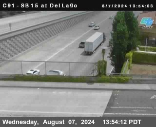 SB 15 at Del Lago bridge