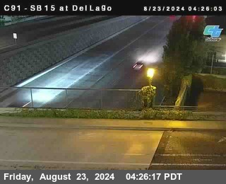 SB 15 at Del Lago bridge