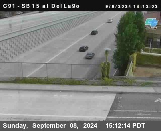 SB 15 at Del Lago bridge