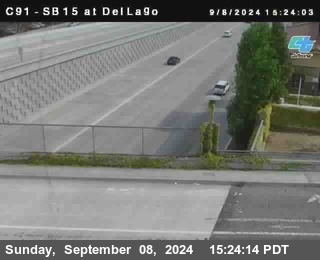 SB 15 at Del Lago bridge