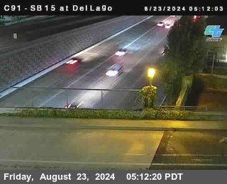 SB 15 at Del Lago bridge