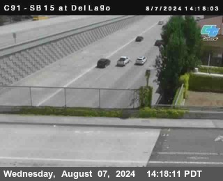 SB 15 at Del Lago bridge