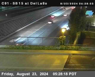 SB 15 at Del Lago bridge