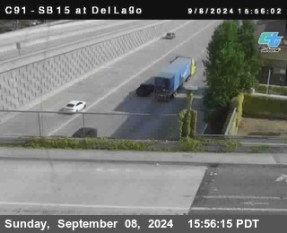 SB 15 at Del Lago bridge