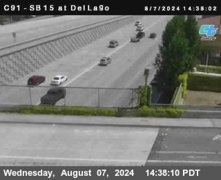 SB 15 at Del Lago bridge