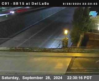 SB 15 at Del Lago bridge