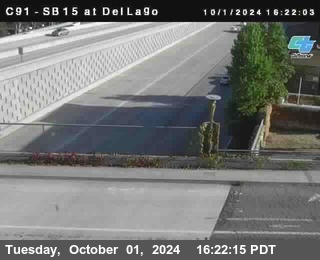 SB 15 at Del Lago bridge