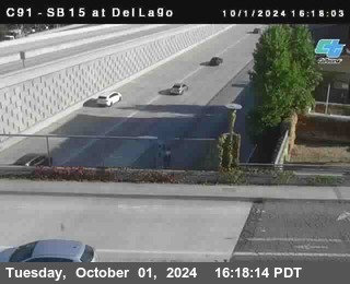 SB 15 at Del Lago bridge