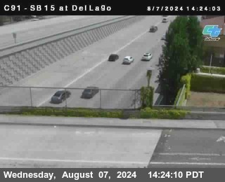 SB 15 at Del Lago bridge