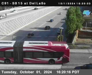 SB 15 at Del Lago bridge