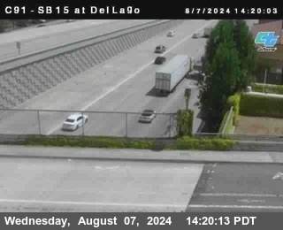 SB 15 at Del Lago bridge