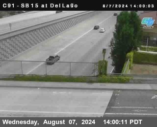 SB 15 at Del Lago bridge