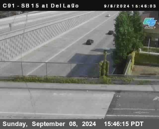 SB 15 at Del Lago bridge