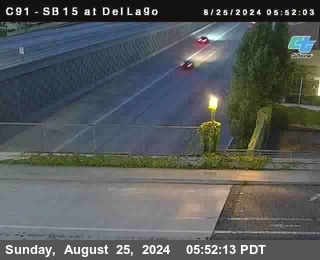 SB 15 at Del Lago bridge