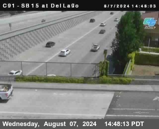 SB 15 at Del Lago bridge