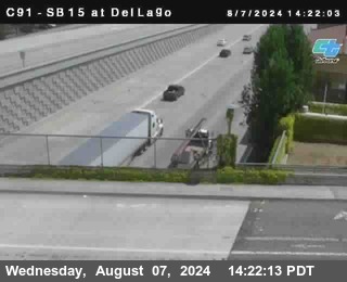 SB 15 at Del Lago bridge