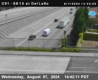 SB 15 at Del Lago bridge