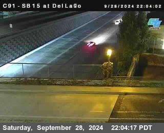 SB 15 at Del Lago bridge