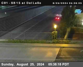 SB 15 at Del Lago bridge