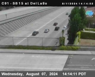 SB 15 at Del Lago bridge