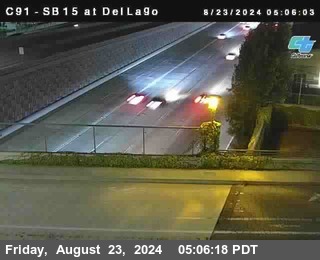 SB 15 at Del Lago bridge