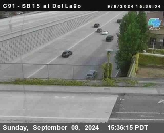 SB 15 at Del Lago bridge