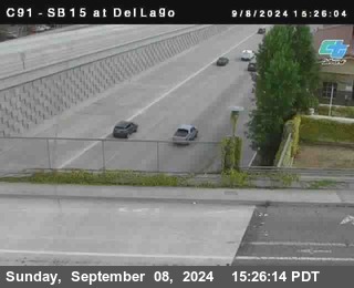 SB 15 at Del Lago bridge