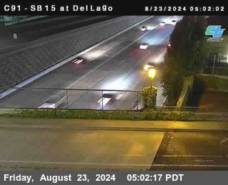 SB 15 at Del Lago bridge