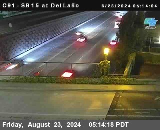 SB 15 at Del Lago bridge