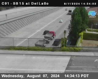 SB 15 at Del Lago bridge