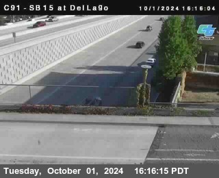 SB 15 at Del Lago bridge