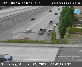 SB 15 at Del Lago bridge