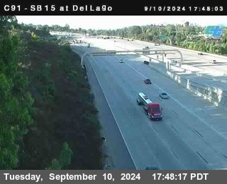 SB 15 at Del Lago bridge