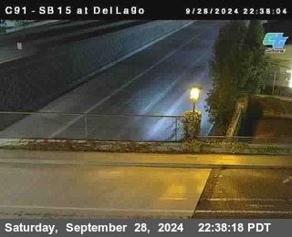 SB 15 at Del Lago bridge