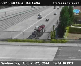 SB 15 at Del Lago bridge