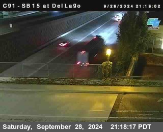 SB 15 at Del Lago bridge