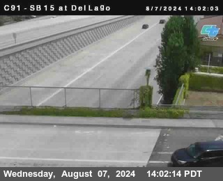 SB 15 at Del Lago bridge