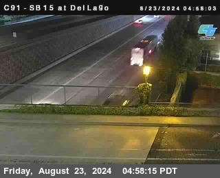 SB 15 at Del Lago bridge