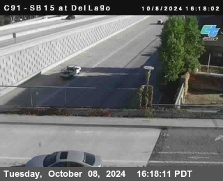 SB 15 at Del Lago bridge