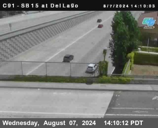 SB 15 at Del Lago bridge