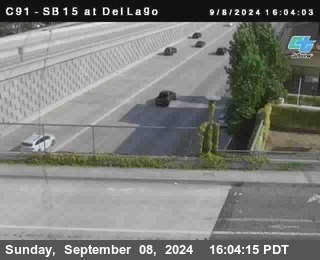 SB 15 at Del Lago bridge